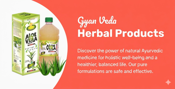 Gyan Veda Naturals Small Banner